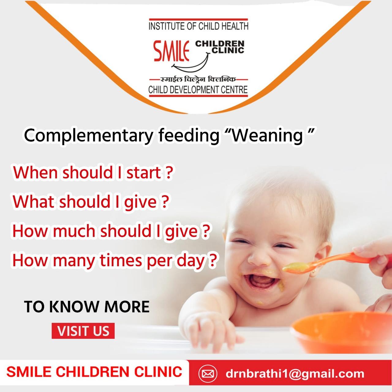 Supplemental/complementary Foods : Weaning A Child in Andheri Juhu, Vile parle Mumbai Supplemental/complementary Foods : Weaning A Child in Jogeshwari, Andheri Mumbai